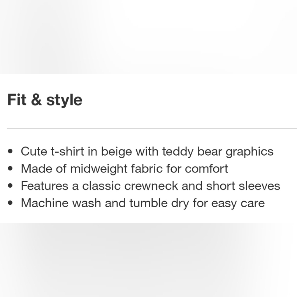 Women's Teddy Bear Pumpkin Short Sleeve Graphic Boyfriend T-shirt Beige - Picture 4 of 8